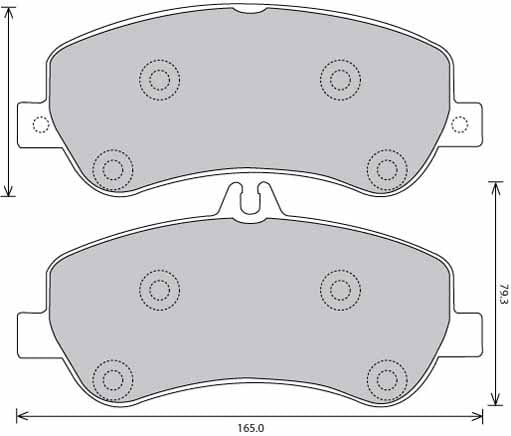 FERODO BRAKE PAD SET (4)