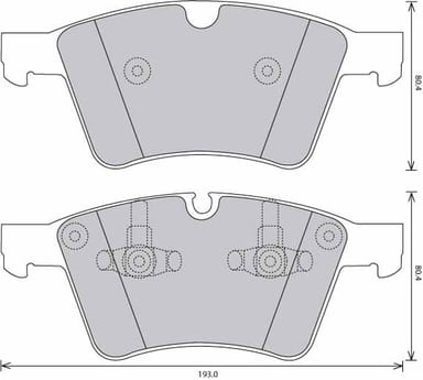 PREMIUM BRAKE PAD SET (4)