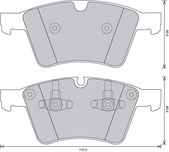 PREMIUM BRAKE PAD SET (4)
