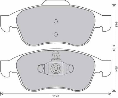 PREMIUM BRAKE PAD SET (4)