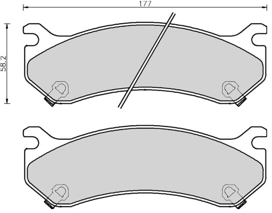 PREMIUM BRAKE PAD SET (4)