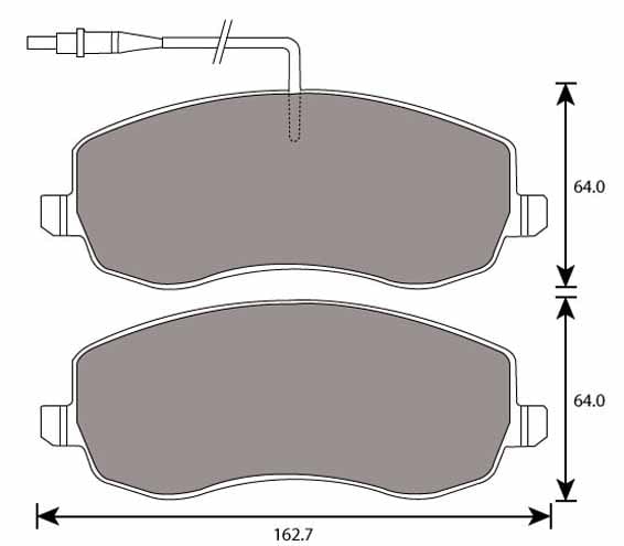 PREMIUM BRAKE PAD SET (4)