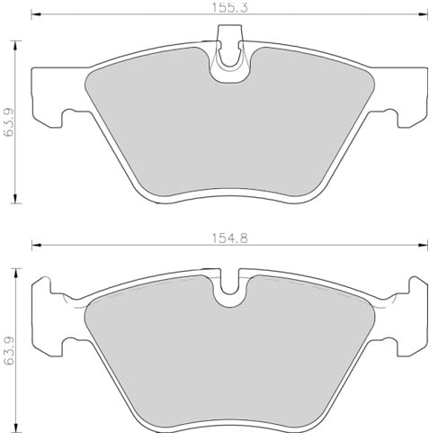 PREMIUM BRAKE PAD SET (4)