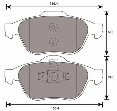 PREMIUM BRAKE PAD SET (4)