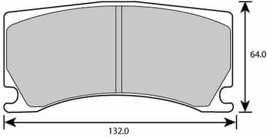 OE GERMAN PADS (SET OF 4)
