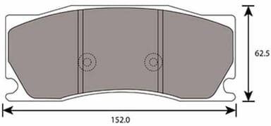 OE GERMAN PADS (SET OF 4)