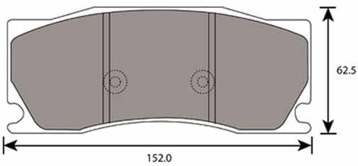 OE GERMAN PADS (SET OF 4)