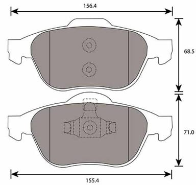 PREMIUM BRAKE PAD SET (4)