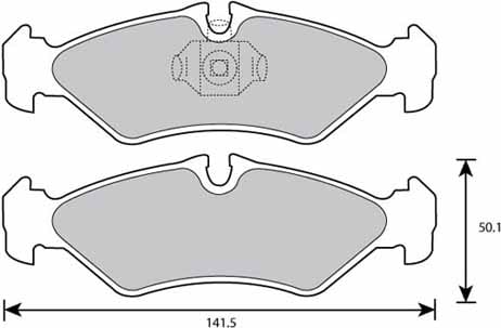 PREMIUM BRAKE PAD SET (4)