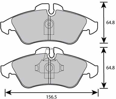 PREMIUM BRAKE PAD SET (4)