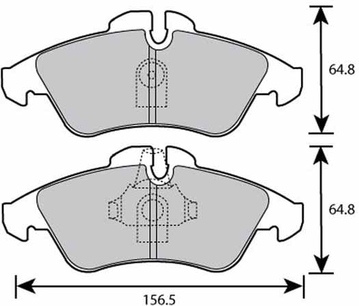 PREMIUM BRAKE PAD SET (4)