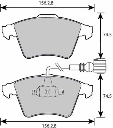 PREMIUM BRAKE PAD SET (4)