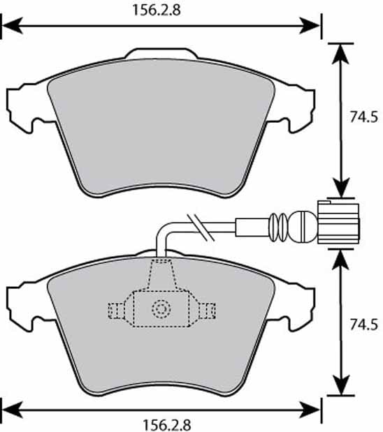 PREMIUM BRAKE PAD SET (4)