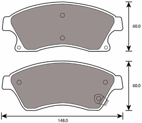 PREMIUM BRAKE PAD SET (4)