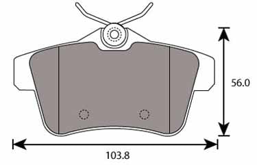 PREMIUM BRAKE PAD SET (4)