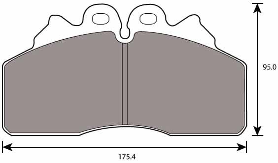 PREMIUM BRAKE PAD SET (4)