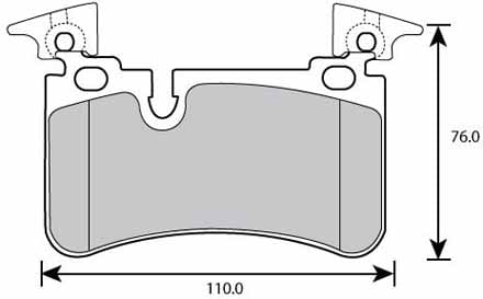 PREMIUM BRAKE PAD SET (4)