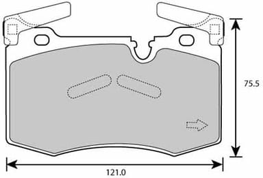 FERODO BRAKE PAD SET (4)