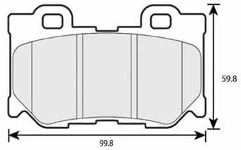 PREMIUM BRAKE PAD SET (4)