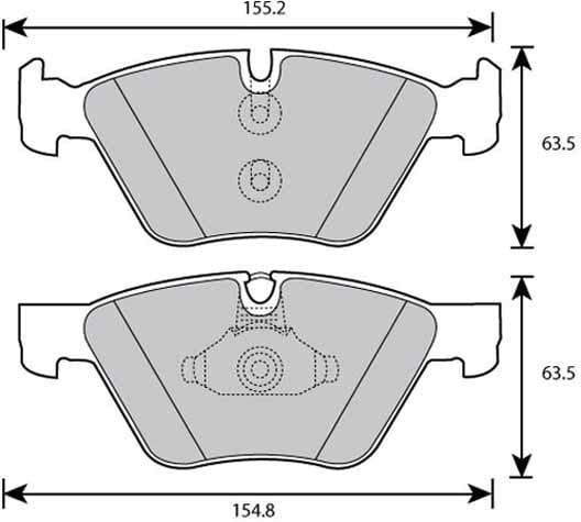 PREMIUM BRAKE PAD SET (4)