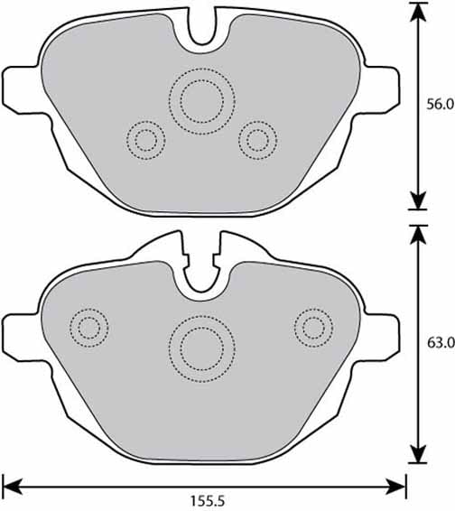 FERODO BRAKE PAD SET (4)