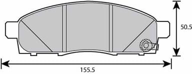 PREMIUM BRAKE PAD SET (4)