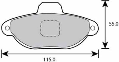 PREMIUM BRAKE PAD SET (4)