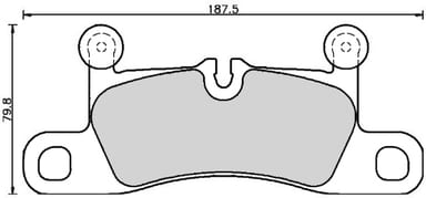 OE GERMAN PADS (SET OF 4)