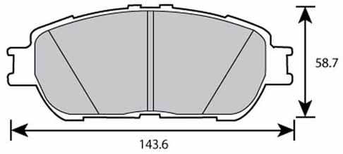 PREMIUM BRAKE PAD SET (4)