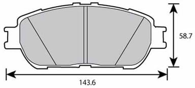 PREMIUM BRAKE PAD SET (4)