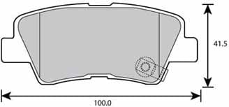 PREMIUM BRAKE PAD SET (4)