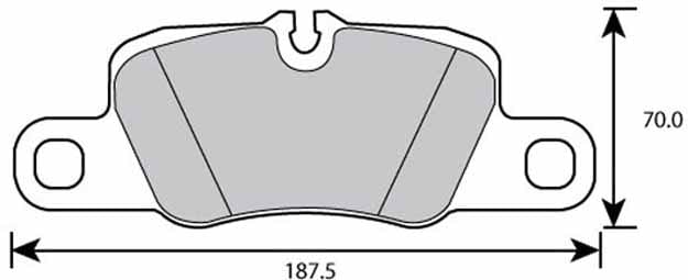 FERODO BRAKE PAD SET (4)
