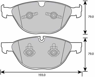 PREMIUM BRAKE PAD SET (4)