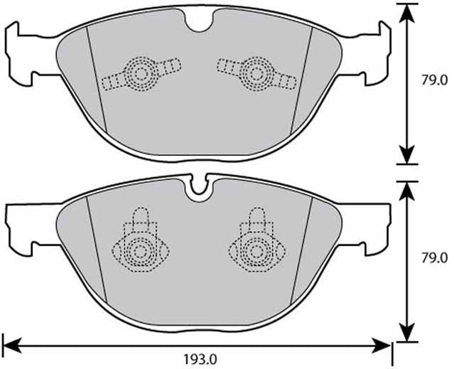 PREMIUM BRAKE PAD SET (4)