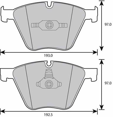 FERODO BRAKE PAD SET (4)