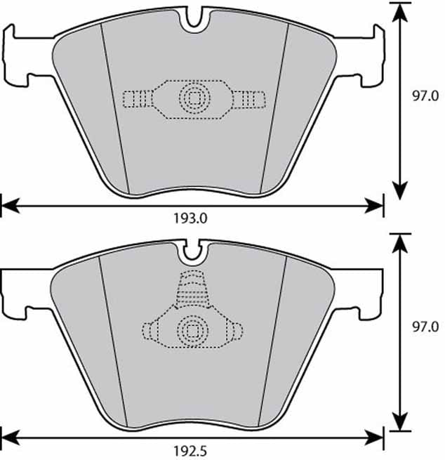 FERODO BRAKE PAD SET (4)
