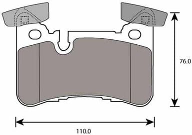 FERODO BRAKE PAD SET (4)