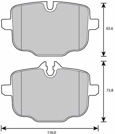 FERODO BRAKE PAD SET (4)