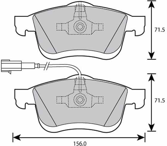 PREMIUM BRAKE PAD SET (4)