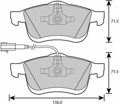 PREMIUM BRAKE PAD SET (4)