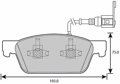 PREMIUM BRAKE PAD SET (4)