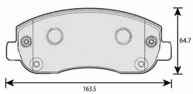 PREMIUM BRAKE PAD SET (4)