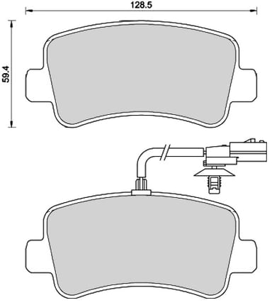 PREMIUM BRAKE PAD SET (4)