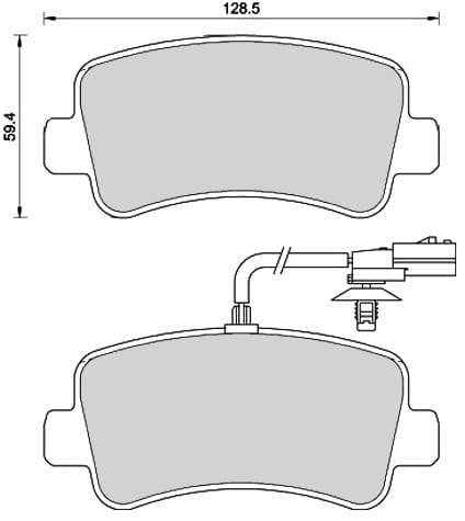PREMIUM BRAKE PAD SET (4)