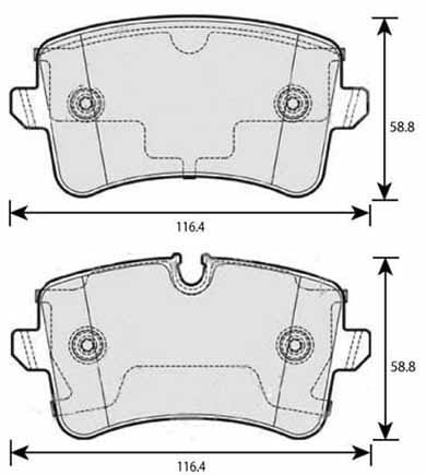 PREMIUM BRAKE PAD SET (4)