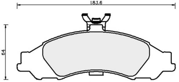 PREMIUM BRAKE PAD SET (4)