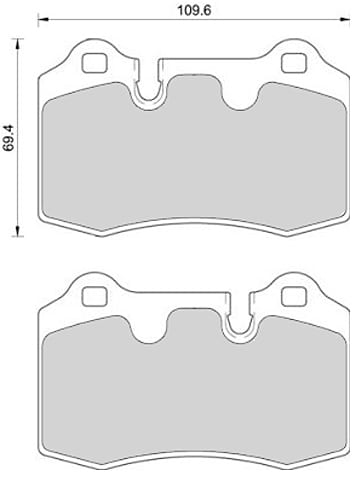 PREMIUM BRAKE PAD SET (4)