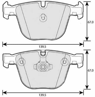 PREMIUM BRAKE PAD SET (4)