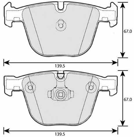 PREMIUM BRAKE PAD SET (4)