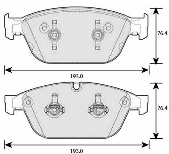 PREMIUM BRAKE PAD SET (4)